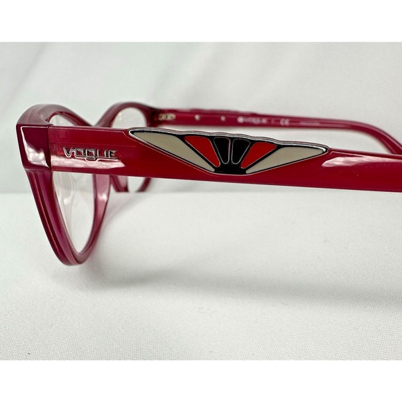 Vogue 5056 2410 Women's Eyeglass 53-17-140 Full Rim Oval Hot Pink FRAMES ONLY - Picture 9 of 11